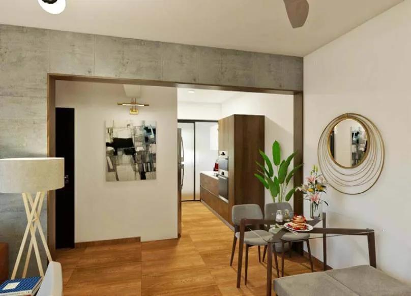 Dining 1.5BHK - Goldspire At Brigade Orchards