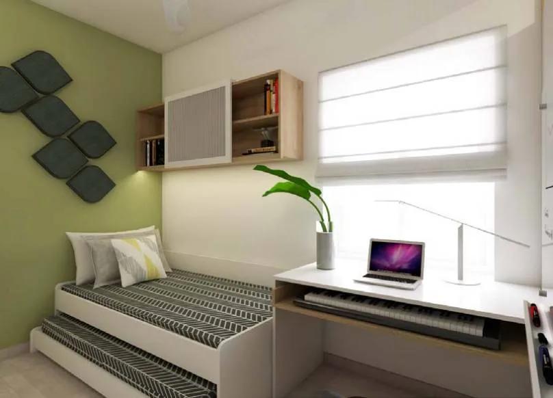 BedroomA 2BHK - Goldspire At Brigade Orchards