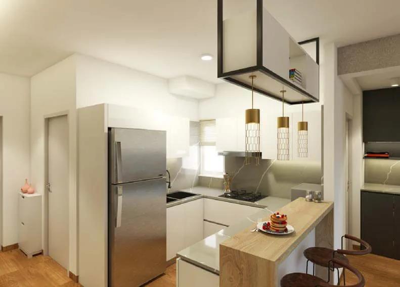 Kitchen 2BHK - Goldspire At Brigade Orchards
