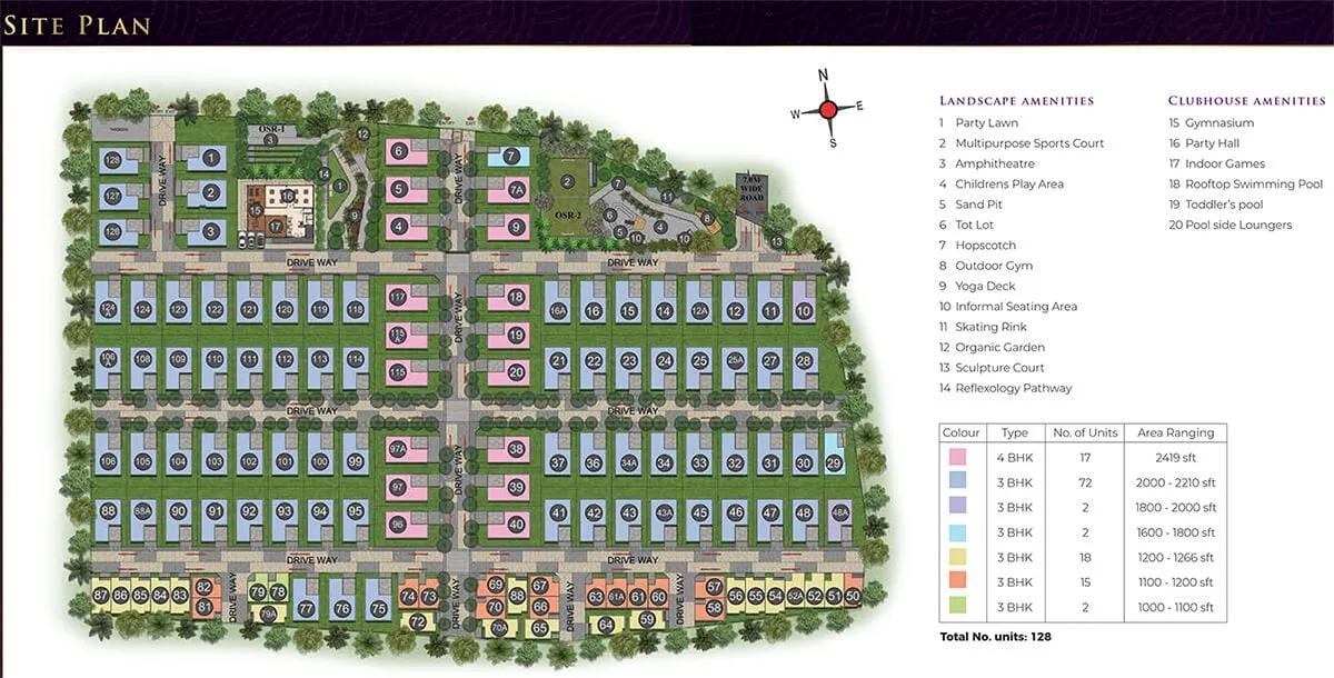 Master Plan - CasaGrand Luxeria Villas