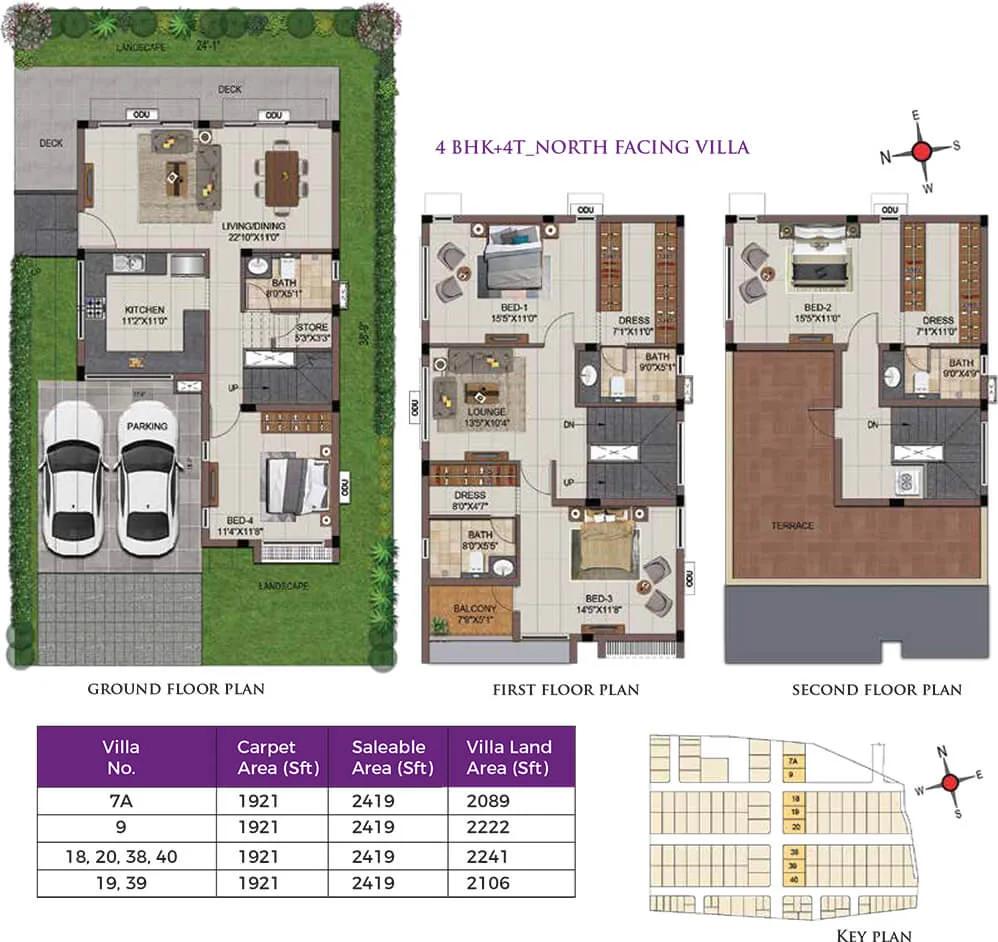 4BHK+4T - CasaGrand Luxeria Villas