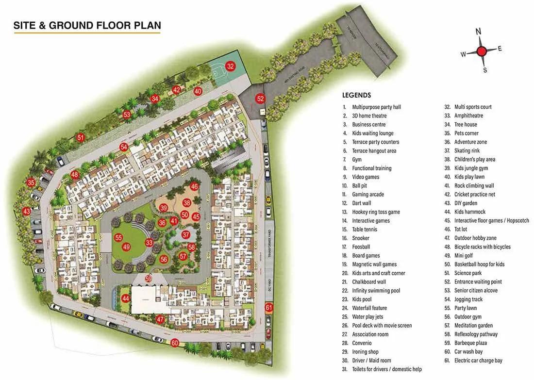 Master Plan - Casagrand Aquene Kengeri