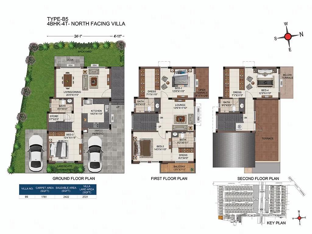 B5 2422 4BHK-4T - Casagrand Divinity