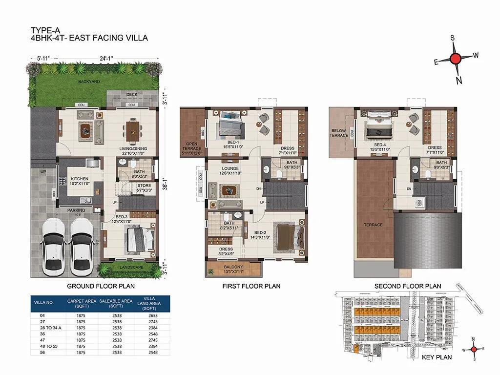 A 2538 4BHK-4T - Casagrand Divinity