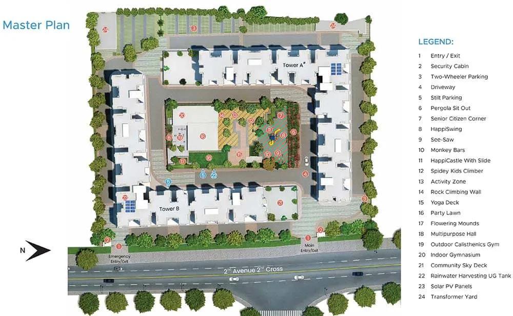 Master Plan - Mahindra Happinest MWC At Mahindra World City