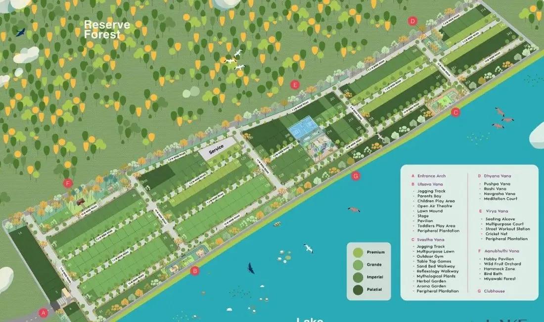 master plan tvs emerald lake shore plots