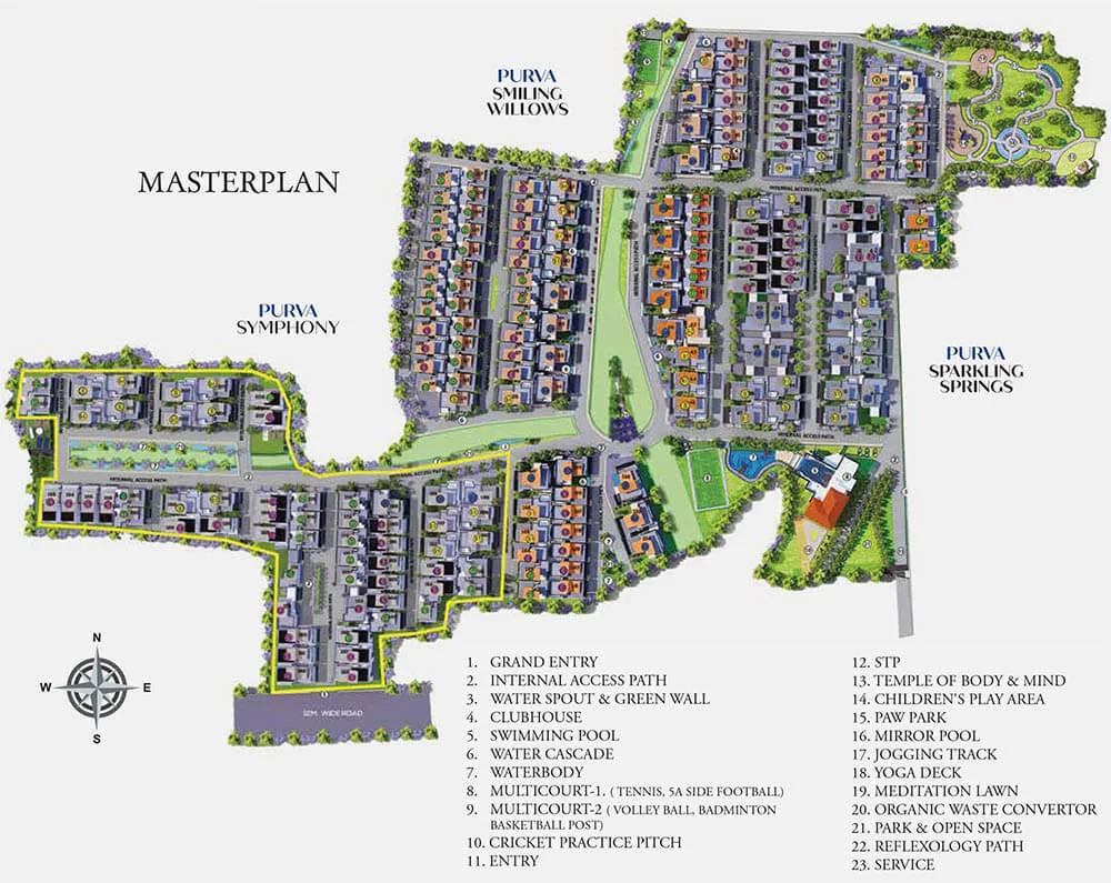 master plan purva symphony