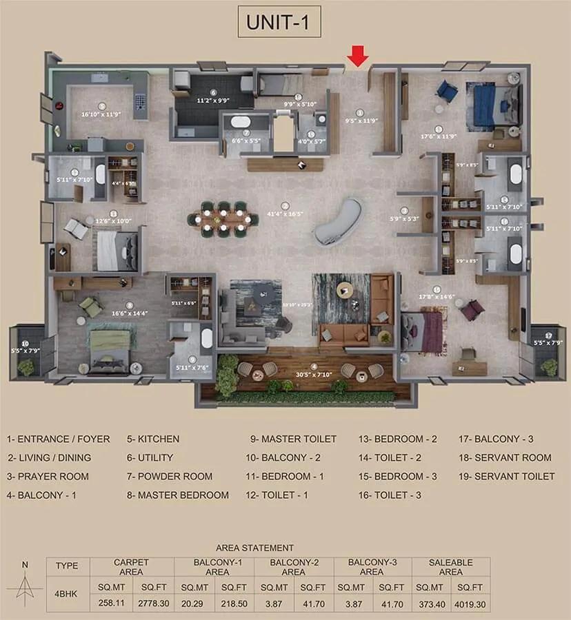 4bhk 4019 incor the eighty at carmel heights