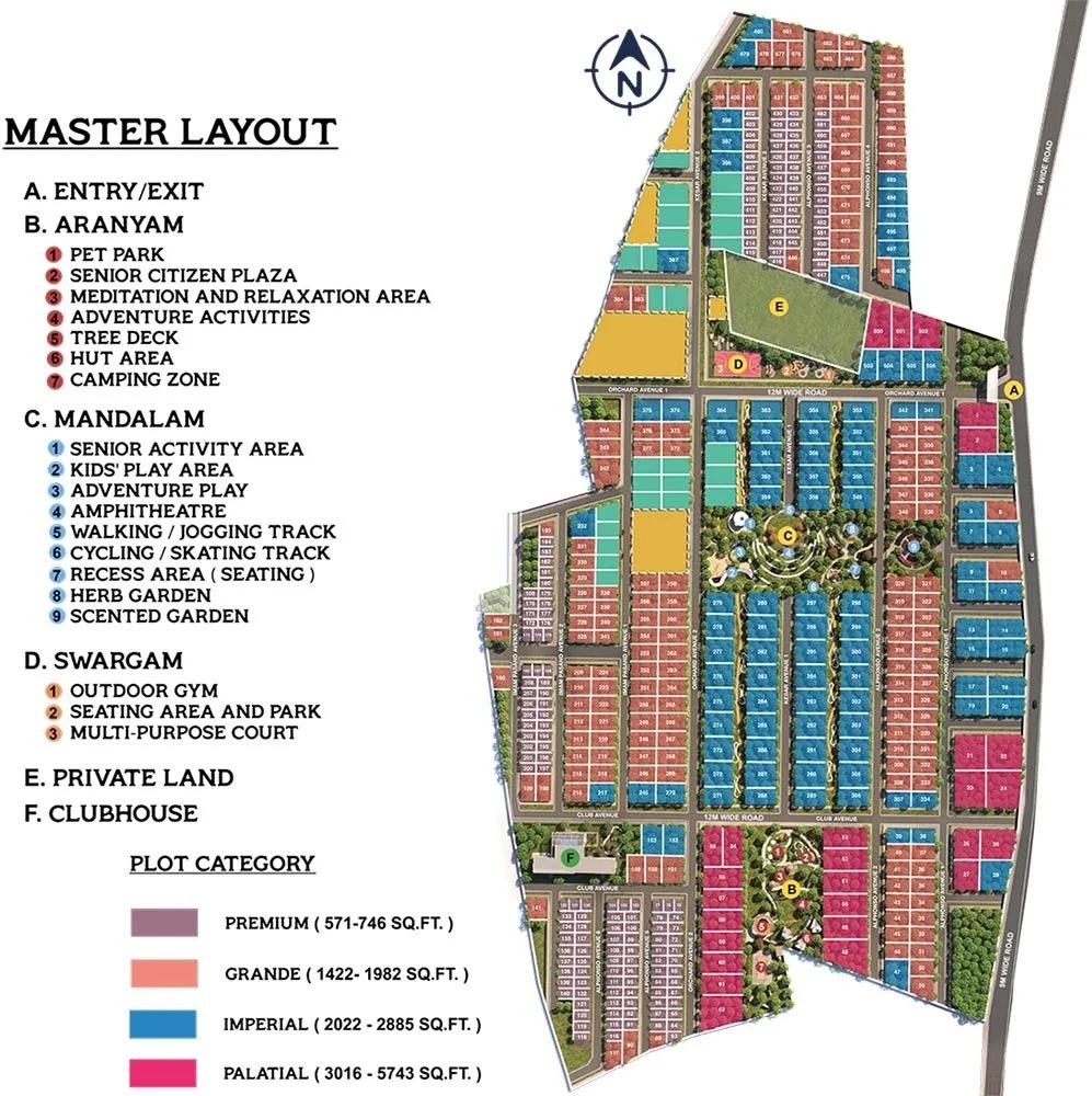 master plan tvs emerald the estate tvs emerald bagalur plots
