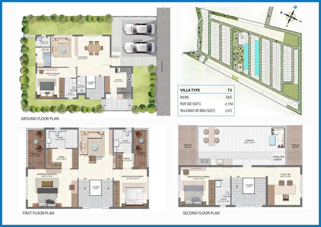 4bhk t3 2972 urbanrise codename city with infinite life