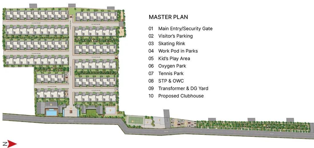 Master Plan - Sobha Oakshire Devanahalli