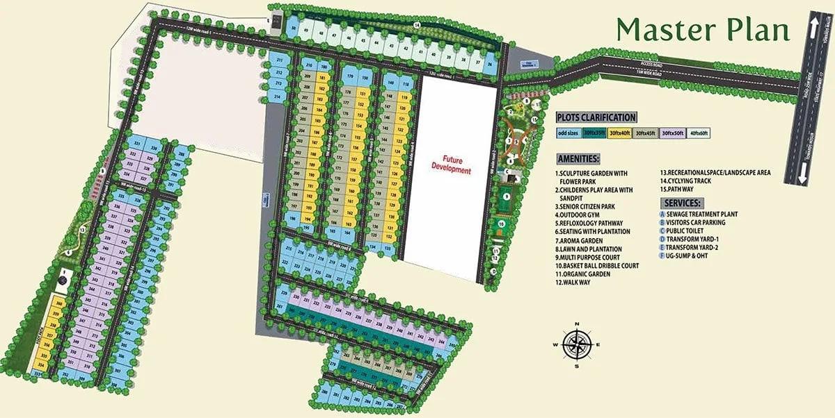 Master Plan - Shriram Chirping Ridge Plots