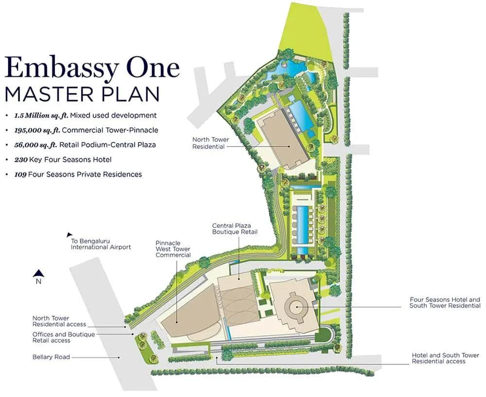 Master Plan - Embassy One Four Seasons Hebbal