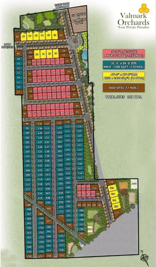 Site Plan - Valmark Orchards