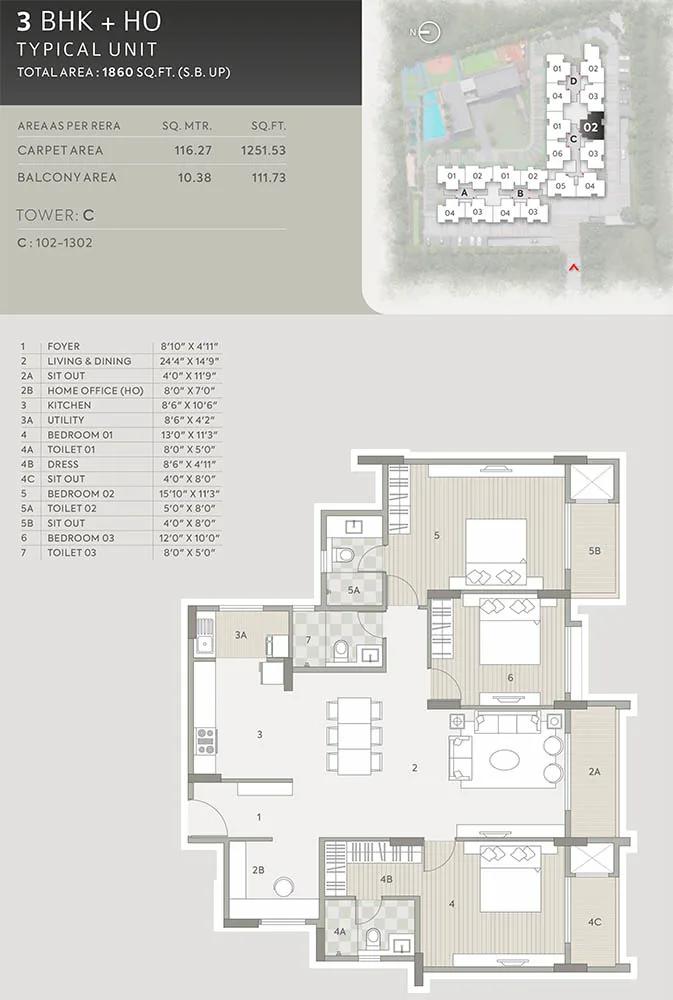 3BHKHO-1860-Orchid-Platinum