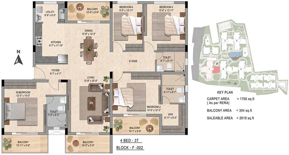 4BHK 2619 - Tattvam Midori Sarjapur
