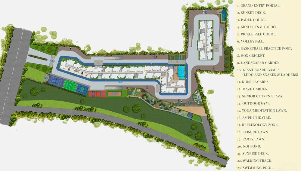 Master Plan - Sowparnika Whispering Petals Hoskote
