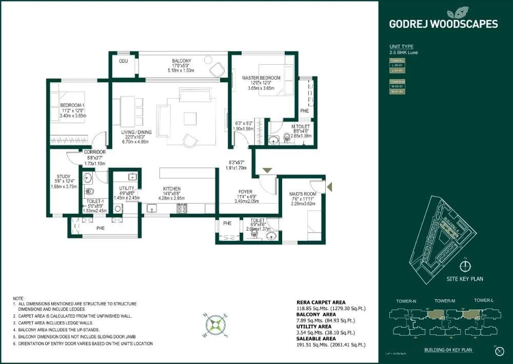 2.5BHK Luxe 2061 - Godrej Woodscapes Godrej Budigere Cross Godrej Whitefield