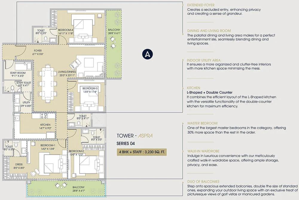 4BHK-Stuff 3230 - Century Regalia Indiranagar