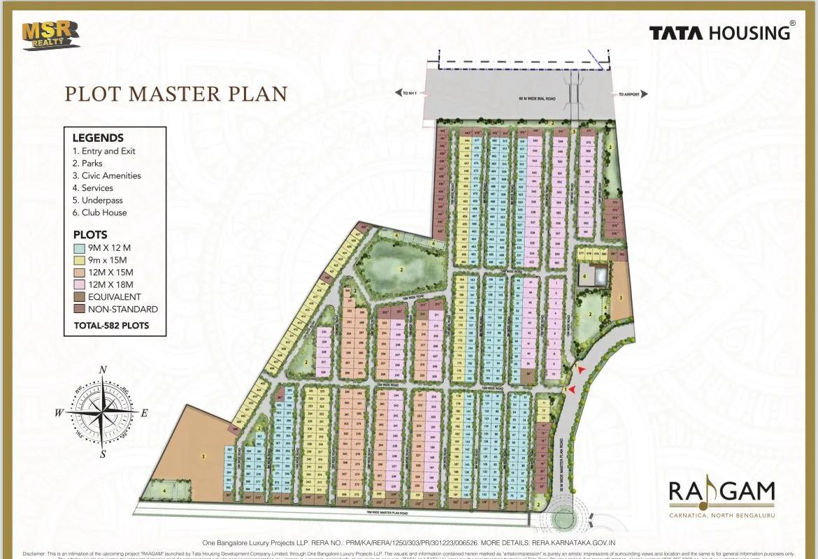 master plan tata raagam plots