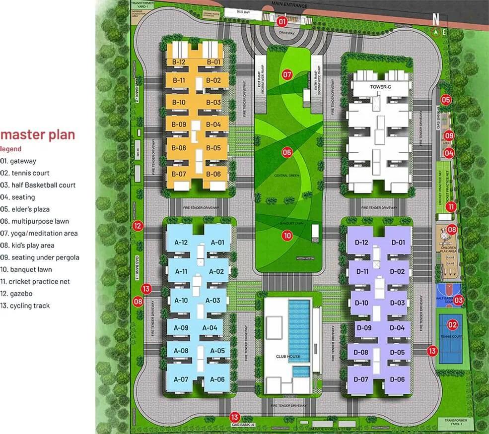 Master Plan - INDIS VIVA City Kondapur