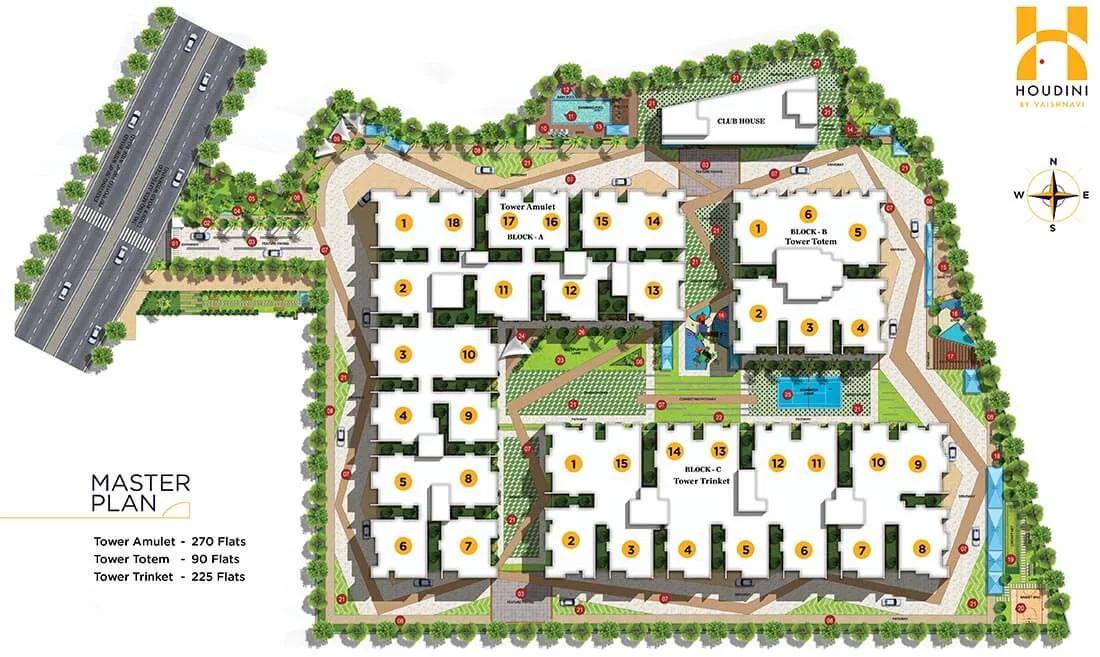 Master Plan - Vaishnavi Houdini Hyderabad