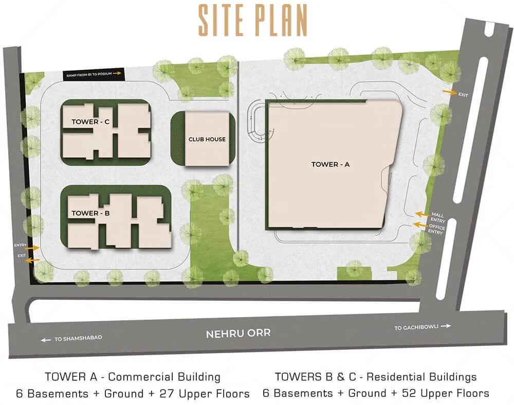 master plan sas diamond towers