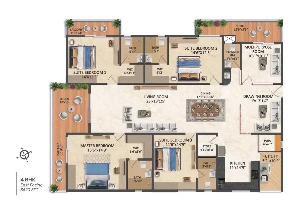 3620 4bhk east srias iwa sas iwa