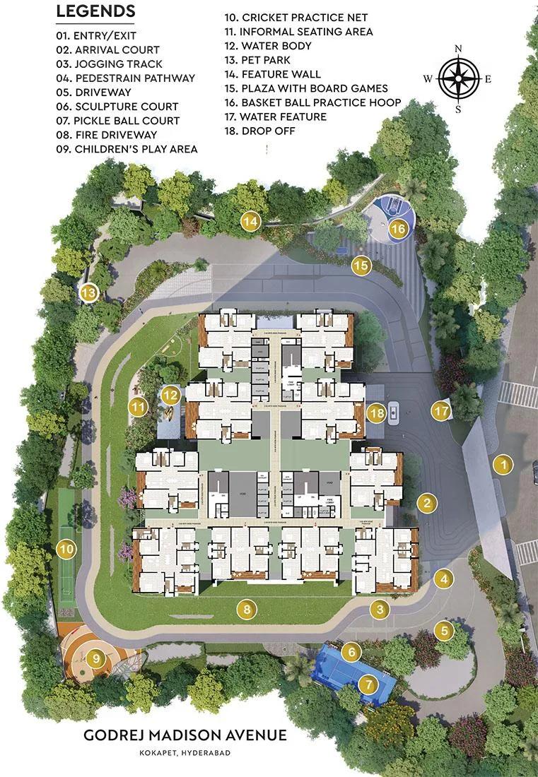 Master Plan - Godrej Madison Avenue