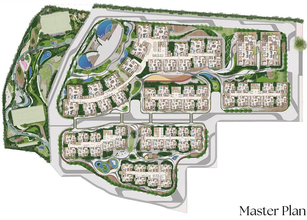 Master Plan - Moonglade Apartments Kokapet