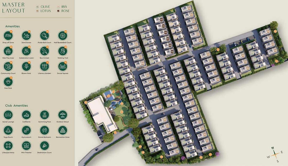 Master Plan - Riviera Glade Villas