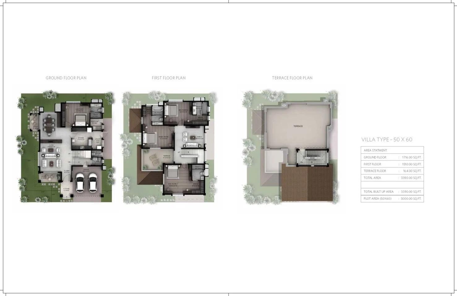 3 BHK Villa – 3000 – Hiranandani Devanahalli