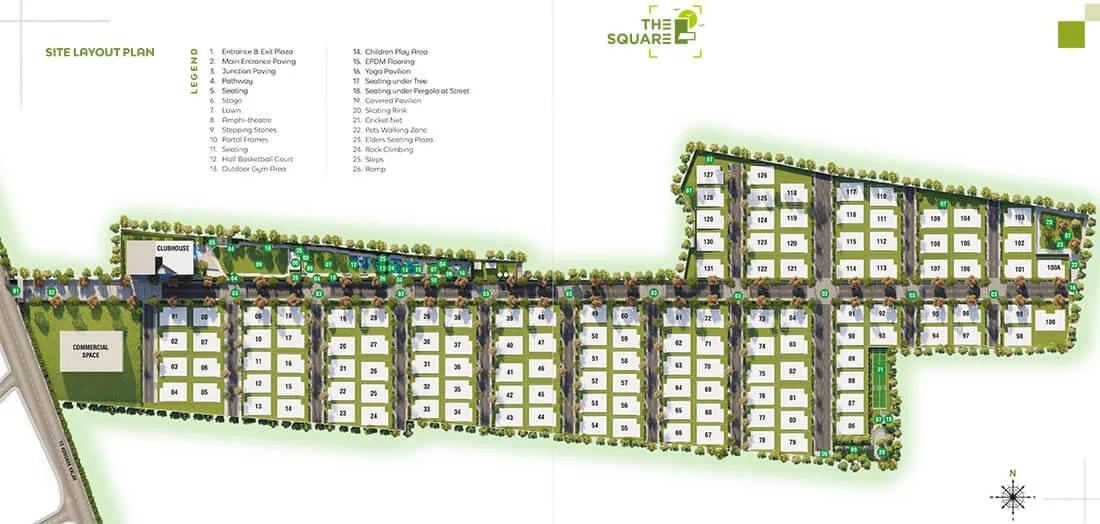 Master Plan - IRA The Square Villas