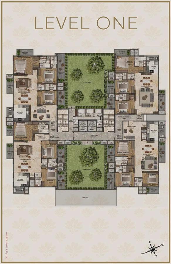 Master Plan - Magnolia Delight Apartments