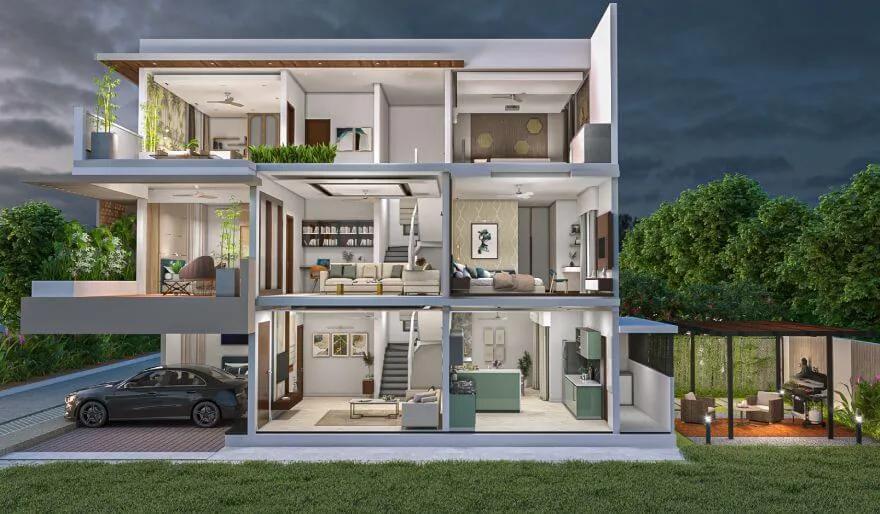 Villa-Layout - Buildiko Spring Woods