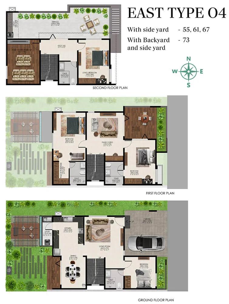 4BHK East T4 - Buildiko Spring Woods