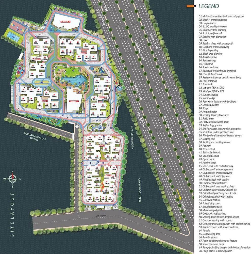 Master Plan - Anvita Ivana Phase 2 Kollur