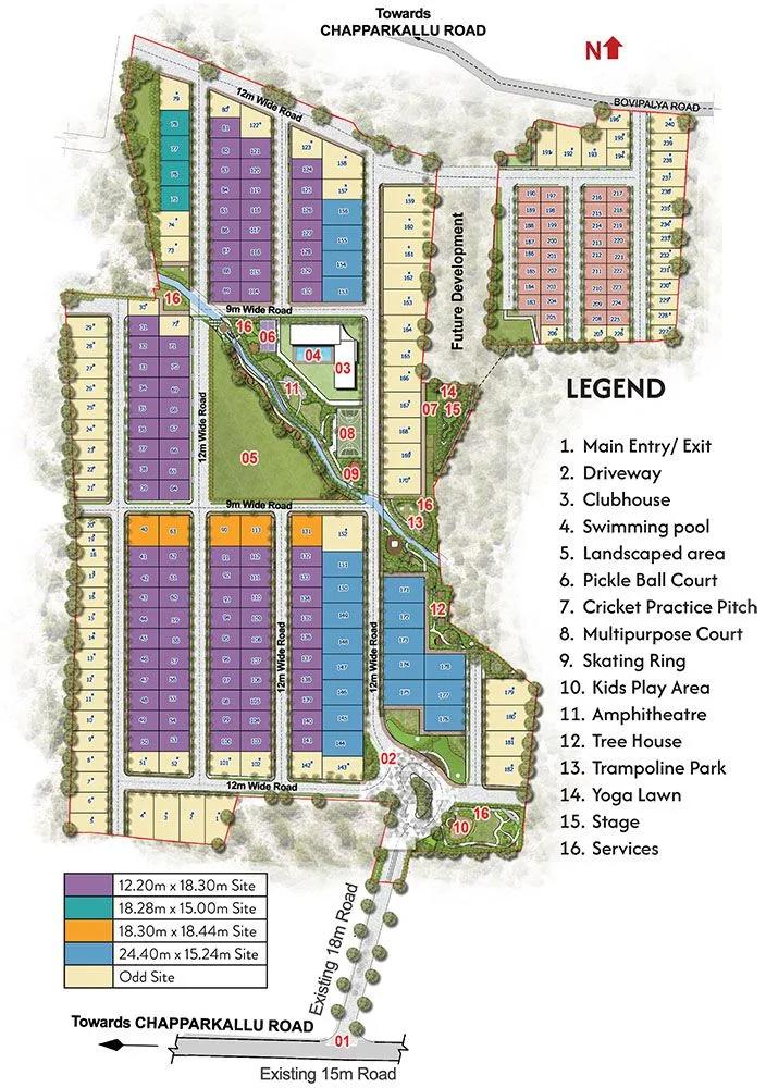 Master Plan - Prestige Autumn Leaves Plots