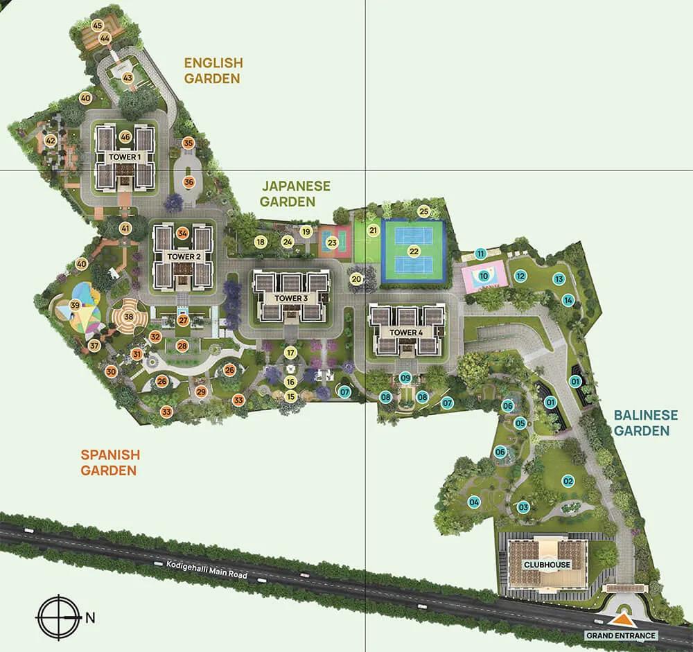 Master Plan - Trendsquares World Of Gardens