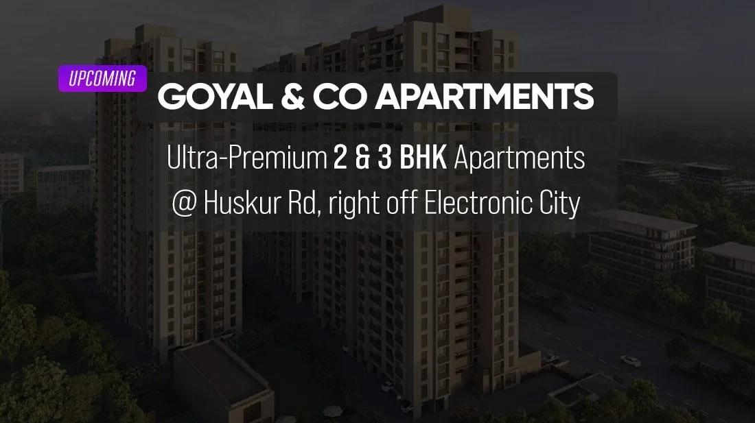 Upcoming Goyal&Co Apartments