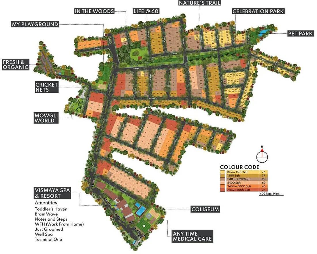 Master Plan - SPA EcoCity Plots