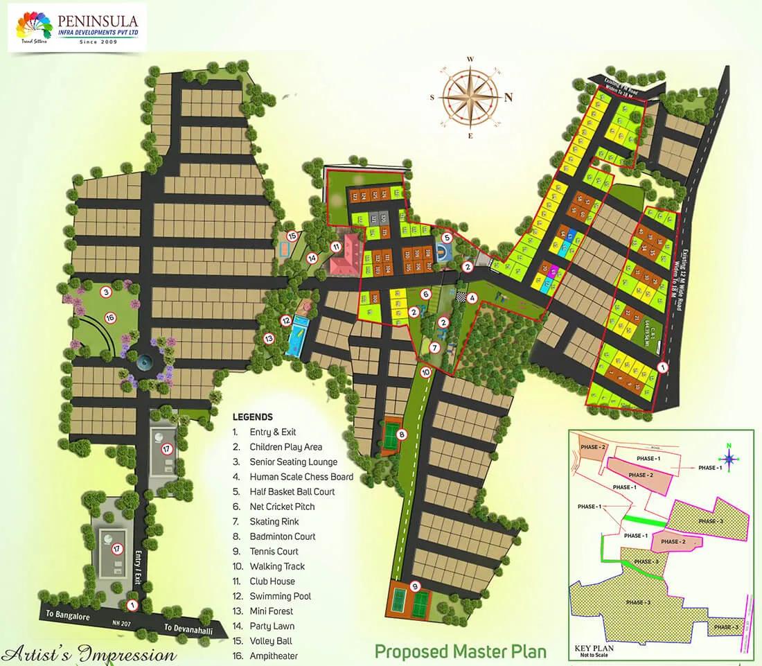 Master Plan - Peninsula Park Elite Villas