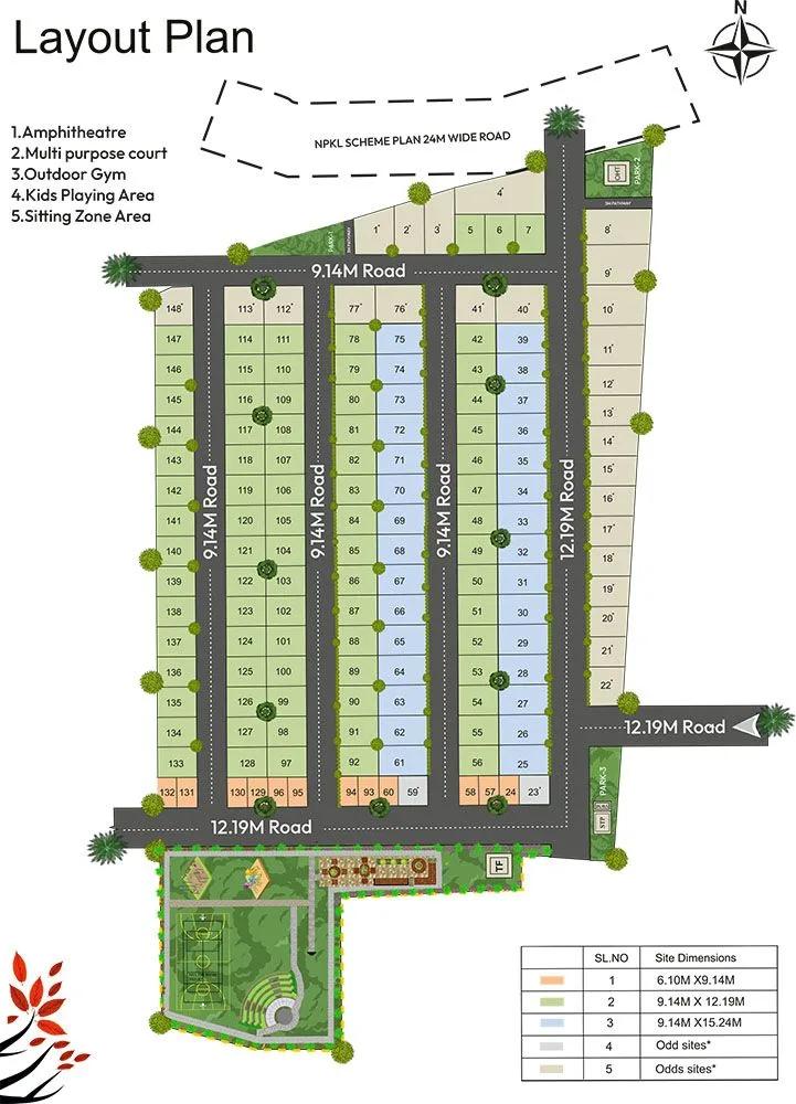 Master Plan - KNS Amora Plots