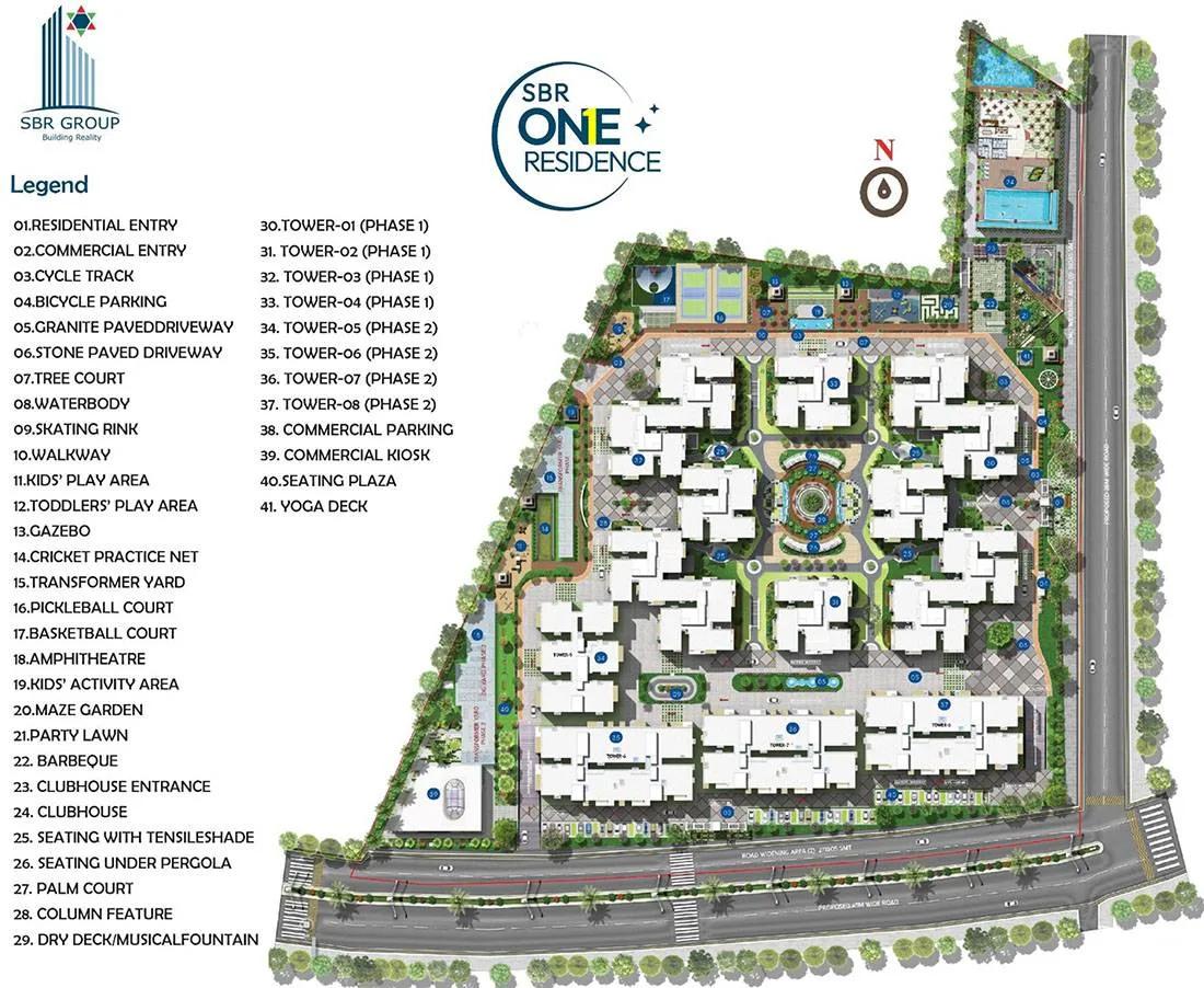 Master Plan - SBR One Residence