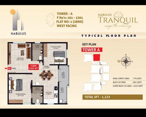 2bhk 1223 habulus tranquil ecity