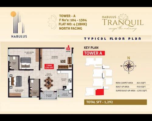 2bhk 1292 habulus tranquil ecity