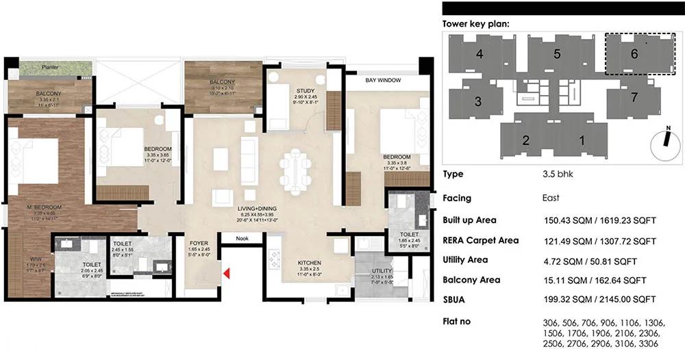 3.5bhk 1619 mana the right life mana skanda the right life