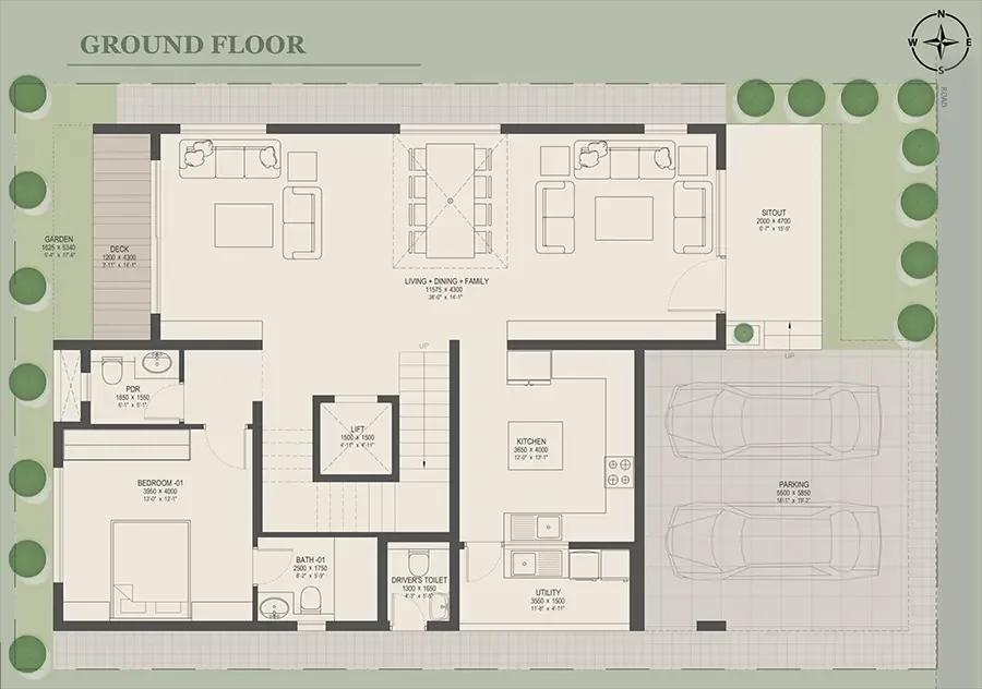 4bhk 4627 ground upcoming nambiar bannerghatta villas