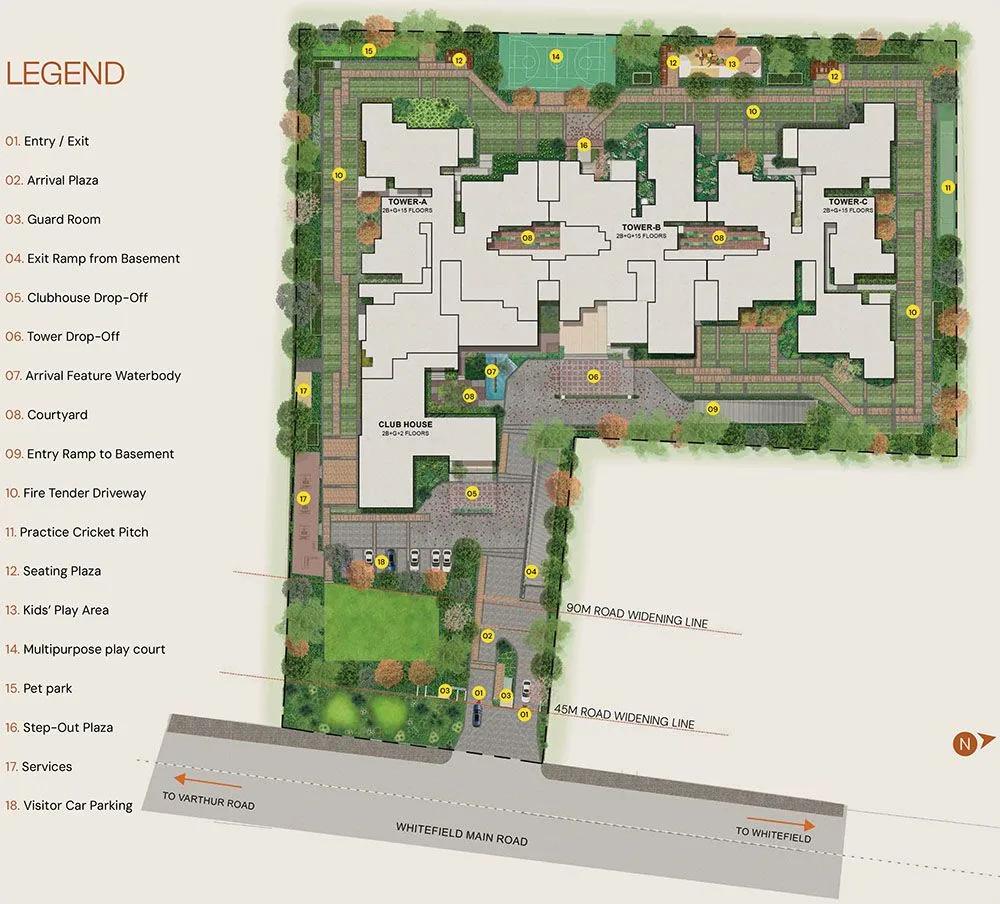 Master Plan - Brigade Avalon Whitefield