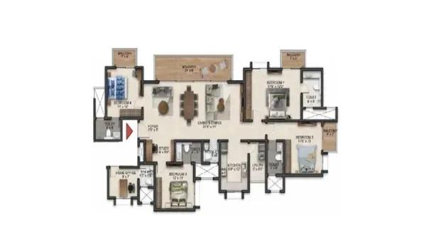 Prestige Garden Breeze floor plan